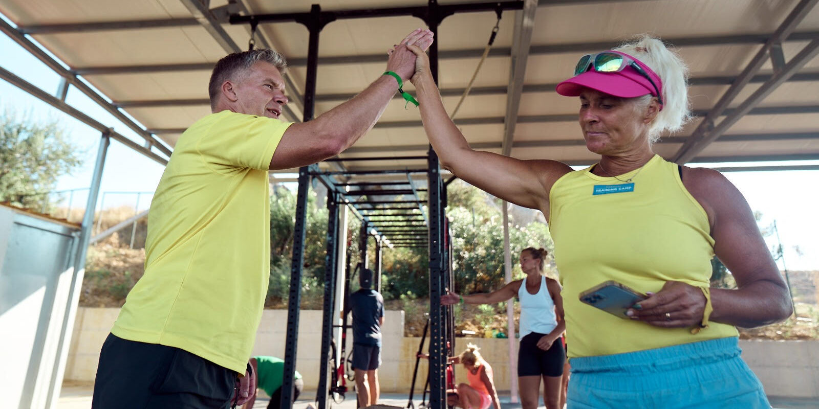 Swedish Training Camp handshake